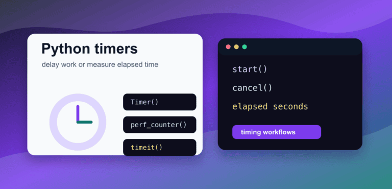 Python Timer: threading.Timer, perf_counter(), and timeit