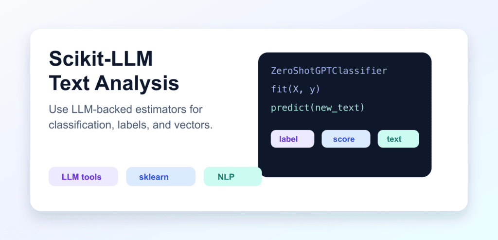 Scikit-LLM in Python: Practical Pipelines, Caveats, and Safer Evaluation