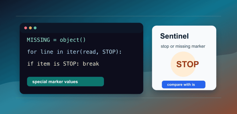 Sentinel Values in Python: Distinguish Missing from None